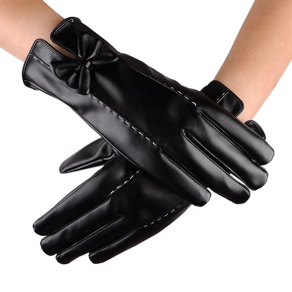 new 1 pair women pu leather waterproof driving full finger gloves keep warm and touch screen glove bow skiing gloves o10 oc6
new 1 pair women pu leather waterproof driving full finger gloves keep warm and touch screen glove bow skiing gloves o10 oc6