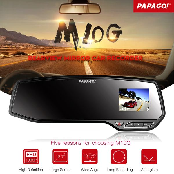 papago m10g car dvr dashcam 1080p 147 degree rotatable lens car camera rearview mirror video recorder novatek 96650 detector
papago m10g car dvr dashcam 1080p 147 degree rotatable lens car camera rearview mirror video recorder novatek 96650 detector