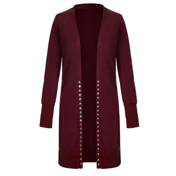 fashion women autumn long sleeve solid sweaters ladies casual long cardigan knitted outwear, White;black
fashion women autumn long sleeve solid sweaters ladies casual long cardigan knitted outwear, White;black