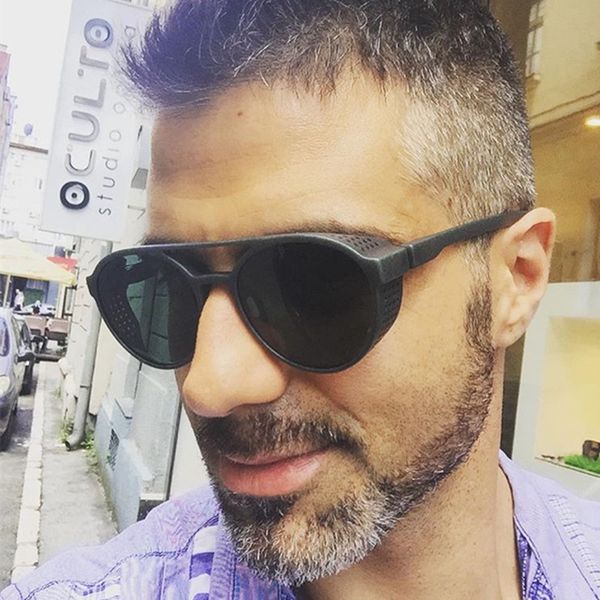 realstar 2018 fashion round steampunk sunglasses men women designer vintage brand sun glasses female eyewear shades oculos s584, White;black
realstar 2018 fashion round steampunk sunglasses men women designer vintage brand sun glasses female eyewear shades oculos s584, White;black