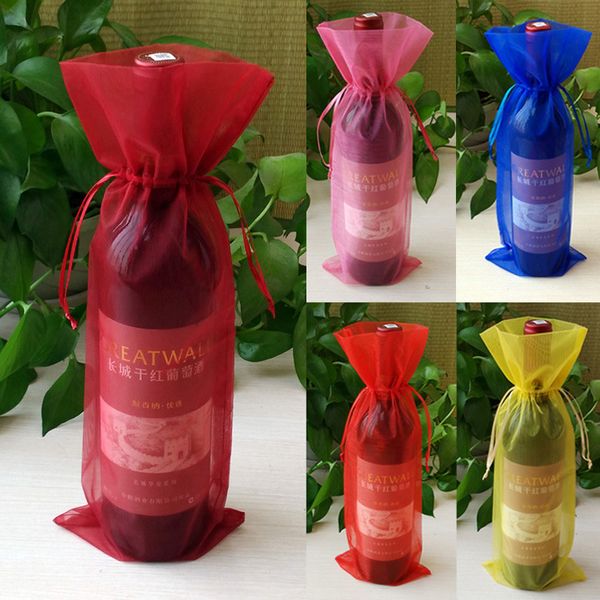 14*37cm organza wine bottle cover wrap gift bags pouch bag sack xmas christmas wedding party decoration supplies
14*37cm organza wine bottle cover wrap gift bags pouch bag sack xmas christmas wedding party decoration supplies