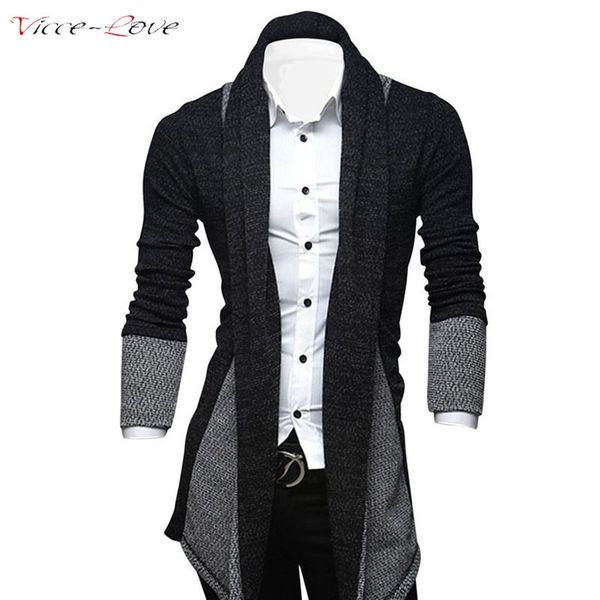 wholesale- men's gray knitted jacket atumn winter large size medium length trench coat men's casual coat overcoat gabardina larga, Tan;black
wholesale- men's gray knitted jacket atumn winter large size medium length trench coat men's casual coat overcoat gabardina larga, Tan;black