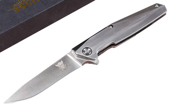 Hunting Knife Busse Assisted Open Folding Knife 8CR14MOV 56-58HRC Blade Fan Collection Camping Utility Outdoor Gear Knife D650L
Hunting Knife Busse Assisted Open Folding Knife 8CR14MOV 56-58HRC Blade Fan Collection Camping Utility Outdoor Gear Knife D650L