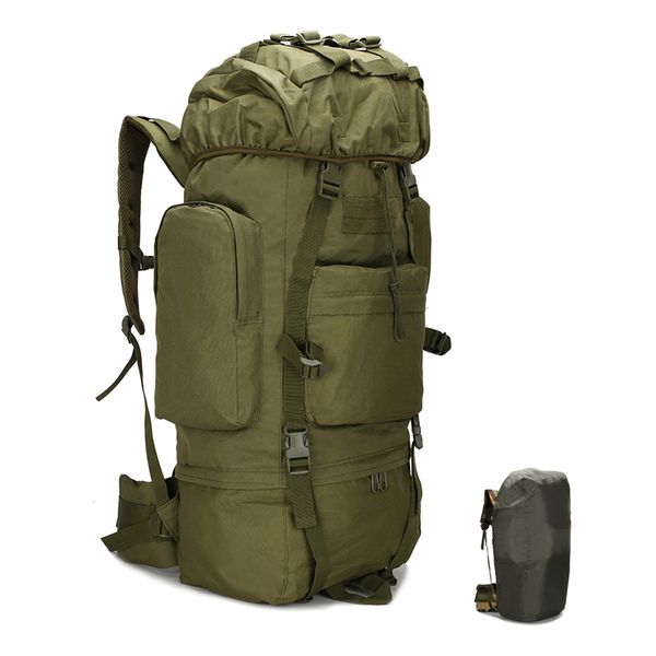 70l outdoor climbing hiking backpack with rain cover utility molle tactical rucksack waterproof trekking camping bag
70l outdoor climbing hiking backpack with rain cover utility molle tactical rucksack waterproof trekking camping bag