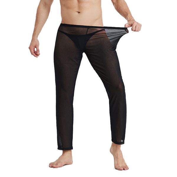 mens see through sleepwear men's breathable mesh nightgown pajama pants men's underpants, Black;brown
mens see through sleepwear men's breathable mesh nightgown pajama pants men's underpants, Black;brown