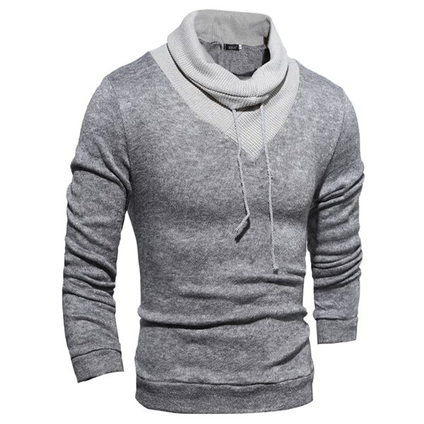 men sweater 2019 new arrival autumn winter men's fashion pullover with high neck and pure color sweater male clothing streetwear, White;black
men sweater 2019 new arrival autumn winter men's fashion pullover with high neck and pure color sweater male clothing streetwear, White;black