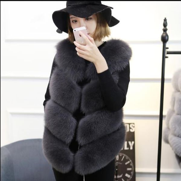 vetement 2020 winter women's faux fur coat artificial fur vest furry vests femme jackets plus size furry fake gilet z229, Black
vetement 2020 winter women's faux fur coat artificial fur vest furry vests femme jackets plus size furry fake gilet z229, Black