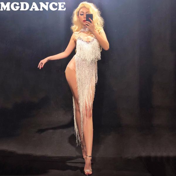 women long silver tassel sleeveless sparkling crystal nightclub party singer dancer stage wear romper bodysuit, Black;white
women long silver tassel sleeveless sparkling crystal nightclub party singer dancer stage wear romper bodysuit, Black;white
