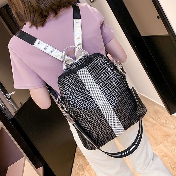 foreign trade women's bag 2020 new european and american tide diamond mobile phone bag travel backpack tide
foreign trade women's bag 2020 new european and american tide diamond mobile phone bag travel backpack tide