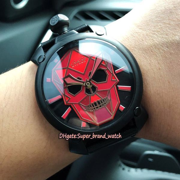 5 colors gaga milano neymar bionic skull black 5061 mechanical hand-winding red skull dial 5060.01s mens watch leather strap sport watches, Slivery;brown
5 colors gaga milano neymar bionic skull black 5061 mechanical hand-winding red skull dial 5060.01s mens watch leather strap sport watches, Slivery;brown