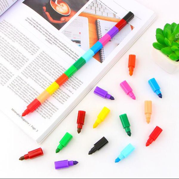 Colorful 12 Color Oil Brush Crayon Building Blocks Crayon Painting Pen Art Painting Gift Color Student Stationery Prizes
Colorful 12 Color Oil Brush Crayon Building Blocks Crayon Painting Pen Art Painting Gift Color Student Stationery Prizes
