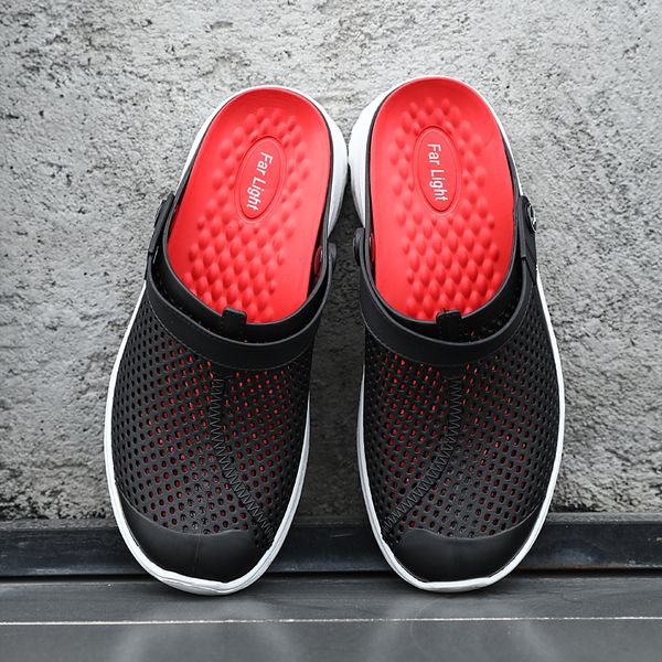 hole shoes male men sandals new 2020 crocse hombre sandles mens sandals men summer shoes slippers, Black
hole shoes male men sandals new 2020 crocse hombre sandles mens sandals men summer shoes slippers, Black