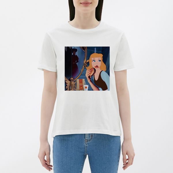 btst women's fashion 3d design printing a cinderella story tshirt short sleeve o neck cotton cute funny casual vintage tees, White
btst women's fashion 3d design printing a cinderella story tshirt short sleeve o neck cotton cute funny casual vintage tees, White