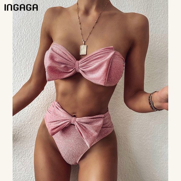 ingaga high waist bikinis 2020 swimsuits bandeau swimwear women shiny bow biquini new solid strapless bathers bathing suit women
ingaga high waist bikinis 2020 swimsuits bandeau swimwear women shiny bow biquini new solid strapless bathers bathing suit women