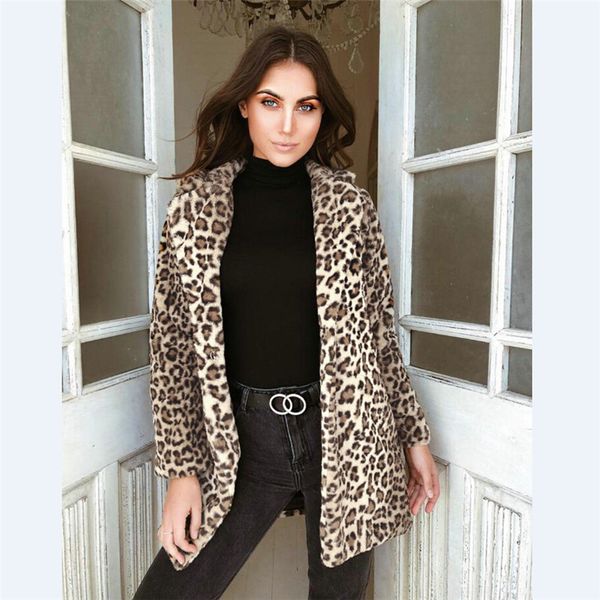 plus size women leopard printed winter coats jackets luxury faux fur coat warm new cardigan autumn long sleeve outwear female, Black;brown
plus size women leopard printed winter coats jackets luxury faux fur coat warm new cardigan autumn long sleeve outwear female, Black;brown