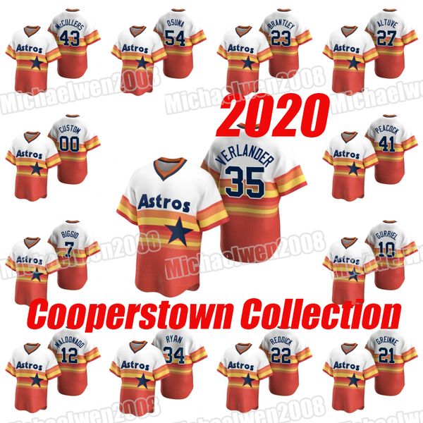 2020 35 justin verlander 41 brad peacock 43 lance mccullers 54 roberto osuna 34 nolan ryan 27 jose altuve cooperstown collection home jersey, Blue;black
2020 35 justin verlander 41 brad peacock 43 lance mccullers 54 roberto osuna 34 nolan ryan 27 jose altuve cooperstown collection home jersey, Blue;black
