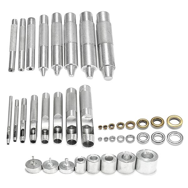3.5mm 20 sets eyelet + 1 set eyelet punch die tool leather craft clothinggrommetbanner
3.5mm 20 sets eyelet + 1 set eyelet punch die tool leather craft clothinggrommetbanner