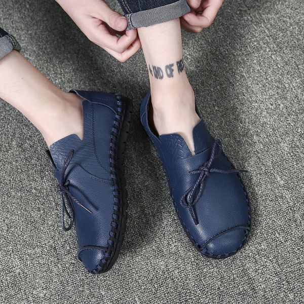 british style casual men loafers shoes spring autumn genuine leather slip on men flats footwear plus size 38-51 shoes xz-153, Black
british style casual men loafers shoes spring autumn genuine leather slip on men flats footwear plus size 38-51 shoes xz-153, Black