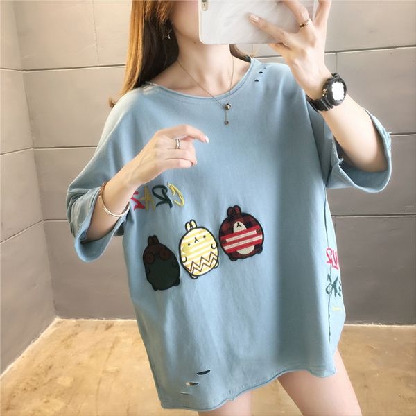 2020 hollow cartoon letter loose round collar cotton short sleeve female 2020 hollow cartoon letter embroidery t-shirt embroidery loose roun, White
2020 hollow cartoon letter loose round collar cotton short sleeve female 2020 hollow cartoon letter embroidery t-shirt embroidery loose roun, White