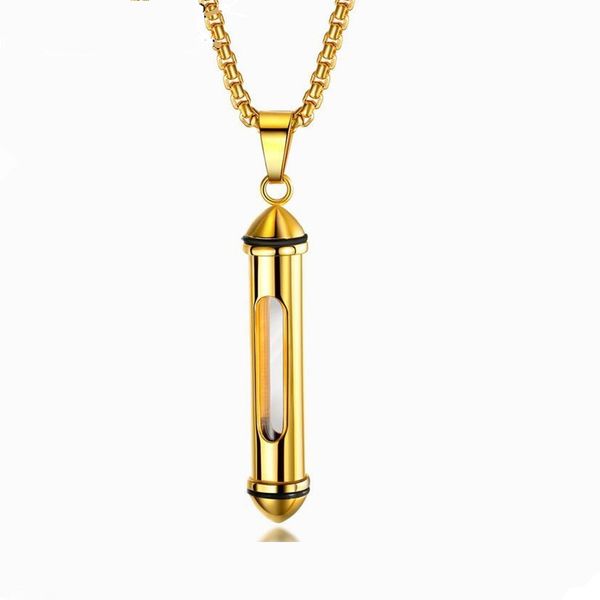 fashion designer hip hop mens women 18k gold plated chain essential oil diffuser necklace cylinder pendants stainless steel jewelry for men, Silver
fashion designer hip hop mens women 18k gold plated chain essential oil diffuser necklace cylinder pendants stainless steel jewelry for men, Silver