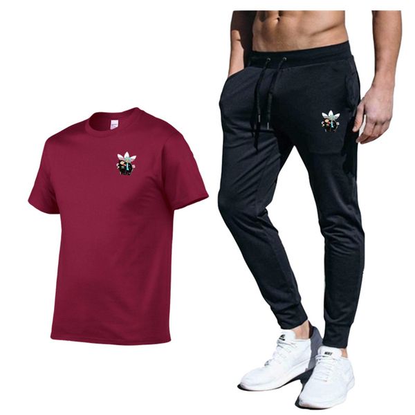 fashion men running sport cotton t shirt pants suits jogging tracksuit sets male gym fitness training sportswear leggings, Black;blue
fashion men running sport cotton t shirt pants suits jogging tracksuit sets male gym fitness training sportswear leggings, Black;blue