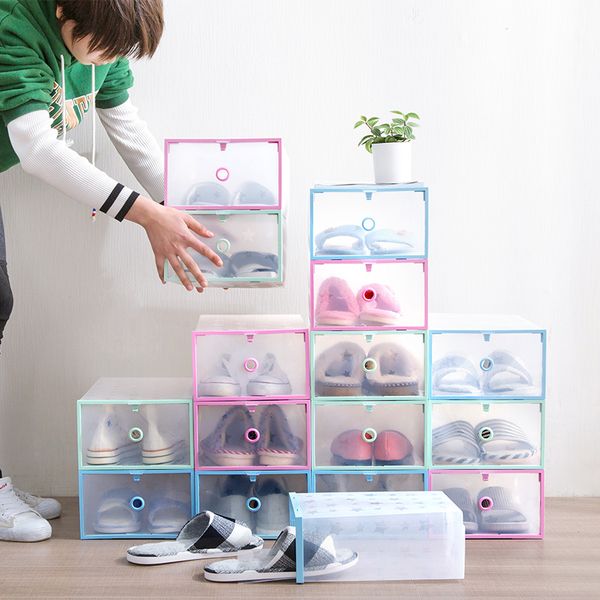 5pcs household transparent shoe box plastic loaded shoes storage box dormitory simple combination shoe storage
5pcs household transparent shoe box plastic loaded shoes storage box dormitory simple combination shoe storage