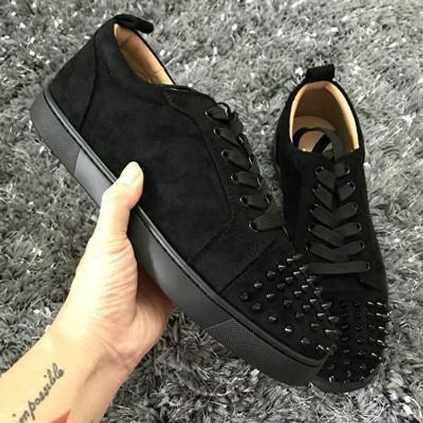 brand low flats shoes spikes flats shoes red bottom for men and women leather sneakers party designer casual shoes mh189606, Black
brand low flats shoes spikes flats shoes red bottom for men and women leather sneakers party designer casual shoes mh189606, Black