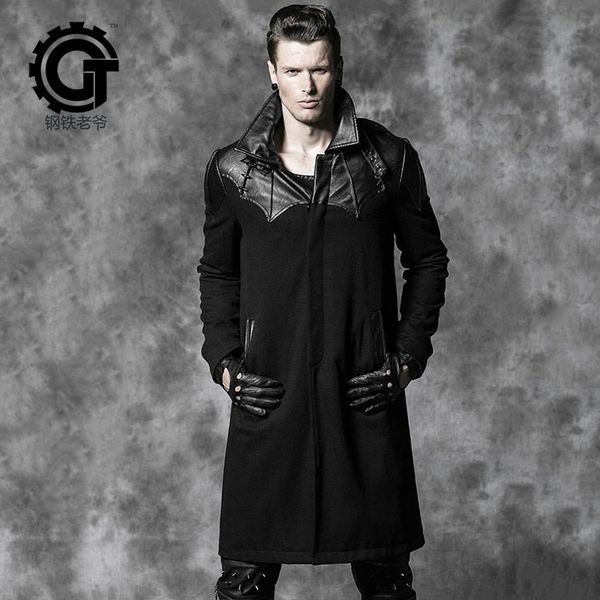 novelty fashion men bat straight punk gothic long dust coat man handsome woolen jacket overcoat male winter trench caot, Black
novelty fashion men bat straight punk gothic long dust coat man handsome woolen jacket overcoat male winter trench caot, Black