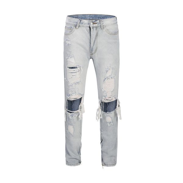 2020 fashionable men's jeans men's slim casual pants elastic pants light blue suitable for loose cotton denim brand jeans men whol
2020 fashionable men's jeans men's slim casual pants elastic pants light blue suitable for loose cotton denim brand jeans men whol