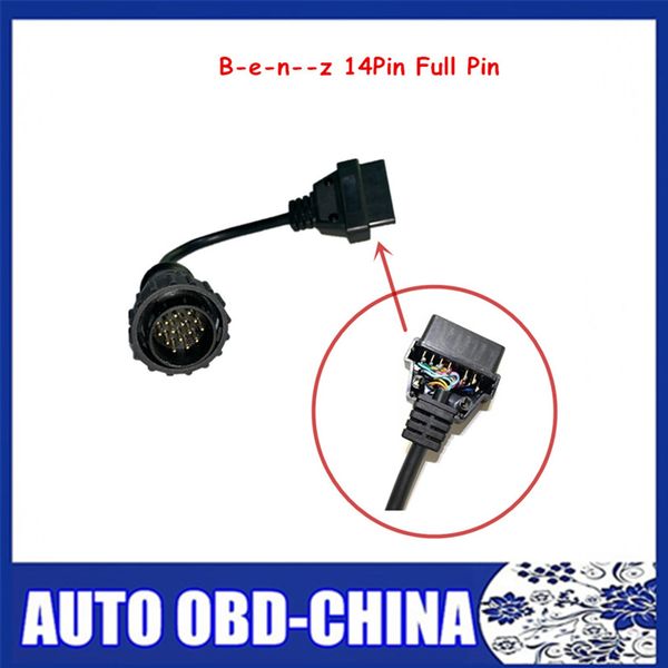 b-e-n-z 14pin to 16 pin obd obd2 full pin can detachable obdii car diagnostic tool adapter connector cable
b-e-n-z 14pin to 16 pin obd obd2 full pin can detachable obdii car diagnostic tool adapter connector cable