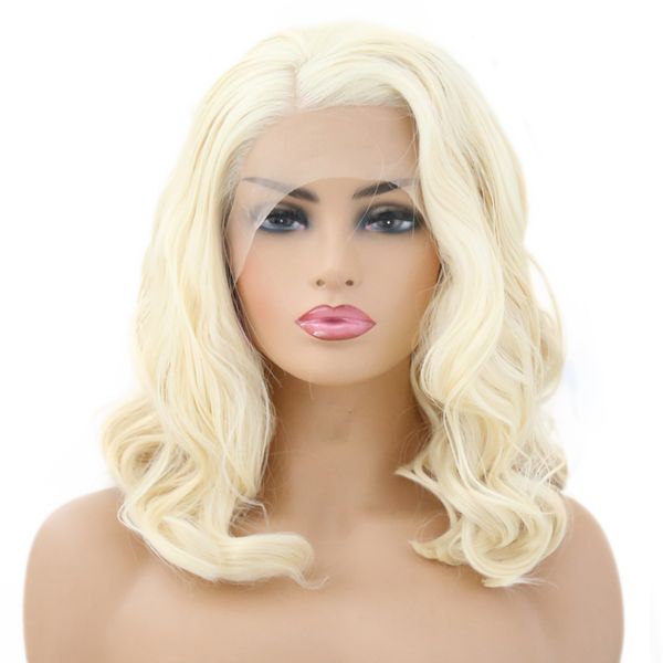aimeya 613 wigs long body wave synthetic lace front wig for women natural hairline heat resistant side part woman hair wig, Black 
aimeya 613 wigs long body wave synthetic lace front wig for women natural hairline heat resistant side part woman hair wig, Black