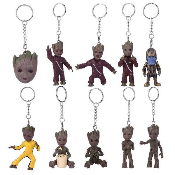 figuras brinquedos keychain key bag pendants dolls guardians of galaxy cartoon tree man keychain car hanging decor keyrings, Silver
figuras brinquedos keychain key bag pendants dolls guardians of galaxy cartoon tree man keychain car hanging decor keyrings, Silver