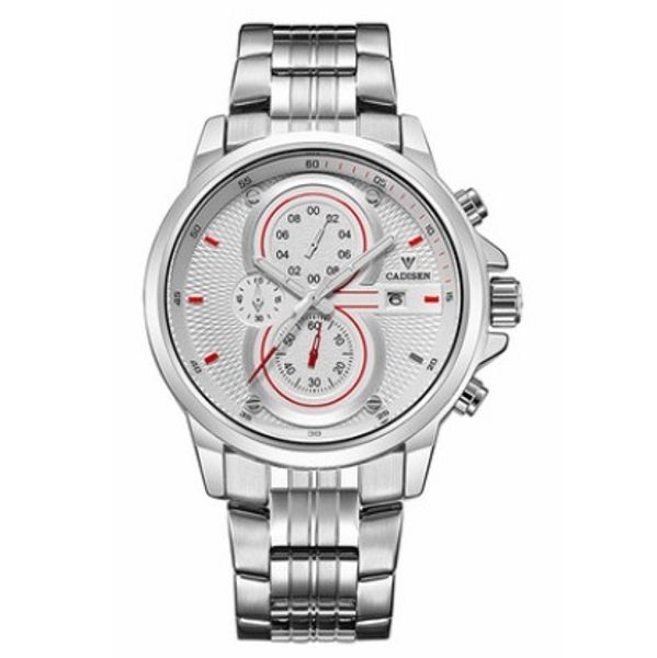 brand watch men's fashion large dial watch multi-function quartz watch c9054 quartz waterproof men's casual fashion steel belt m, Silver
brand watch men's fashion large dial watch multi-function quartz watch c9054 quartz waterproof men's casual fashion steel belt m, Silver