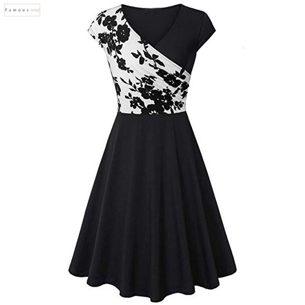 dresses women short sleeve cross v neck sundress elegant flared a line vestidos beach vintage women summer designer clothes, Black;gray
dresses women short sleeve cross v neck sundress elegant flared a line vestidos beach vintage women summer designer clothes, Black;gray