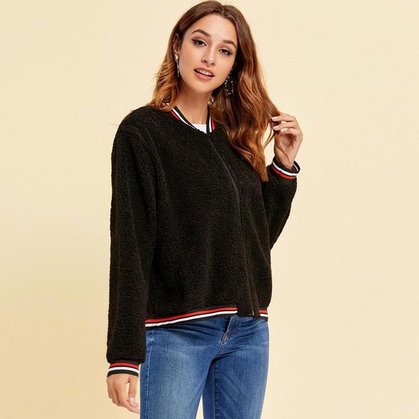 womens casual cashmere sportwear coat fashion outdoor running patchwork black jackets for 2019 winter long sleeve warm clothing, Black;red
womens casual cashmere sportwear coat fashion outdoor running patchwork black jackets for 2019 winter long sleeve warm clothing, Black;red
