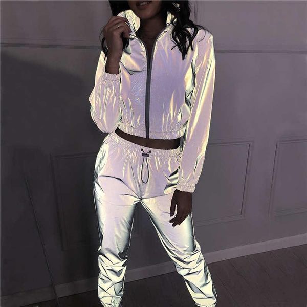 fashion night, starry sky,reflective, disco women tracksuits zipper jacket + pants two pieces jogging sporter female clothe eu s-xxl, Gray
fashion night, starry sky,reflective, disco women tracksuits zipper jacket + pants two pieces jogging sporter female clothe eu s-xxl, Gray