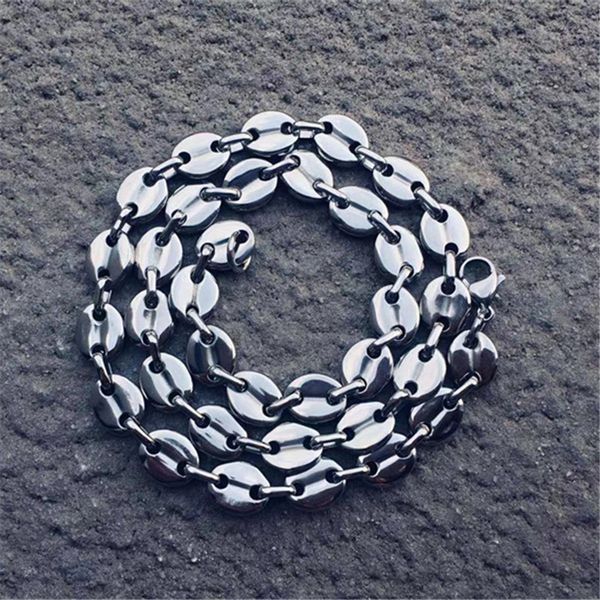 hip hop width 7mm 9mm 11mm silver stainless steel coffee beans link chain necklace chain for men jewelry
hip hop width 7mm 9mm 11mm silver stainless steel coffee beans link chain necklace chain for men jewelry