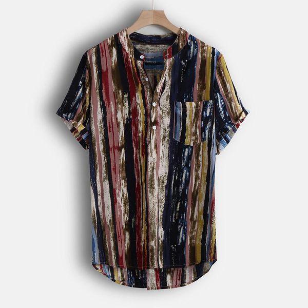 мужская рубашка camisas летняя мода ретро полосатый принт рубашка с коротким рукавом уличная одежда топы блузка мужская сорочка homme гавайс, White;black
мужская рубашка camisas летняя мода ретро полосатый принт рубашка с коротким рукавом уличная одежда топы блузка мужская сорочка homme гавайс, White;black