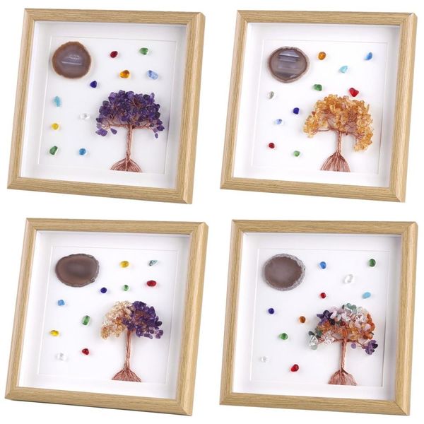 tumbeelluwa 8.7'' framed agate slice wall art,healing crystal money tree tumbled stones picture frame for wedding home decor, Pink;blue
tumbeelluwa 8.7'' framed agate slice wall art,healing crystal money tree tumbled stones picture frame for wedding home decor, Pink;blue