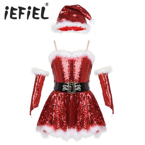 kids girls fancy party christmas santa dance costume outfit sequins figure ice skating roller skating ballet dance leotard dress, Red;yellow
kids girls fancy party christmas santa dance costume outfit sequins figure ice skating roller skating ballet dance leotard dress, Red;yellow