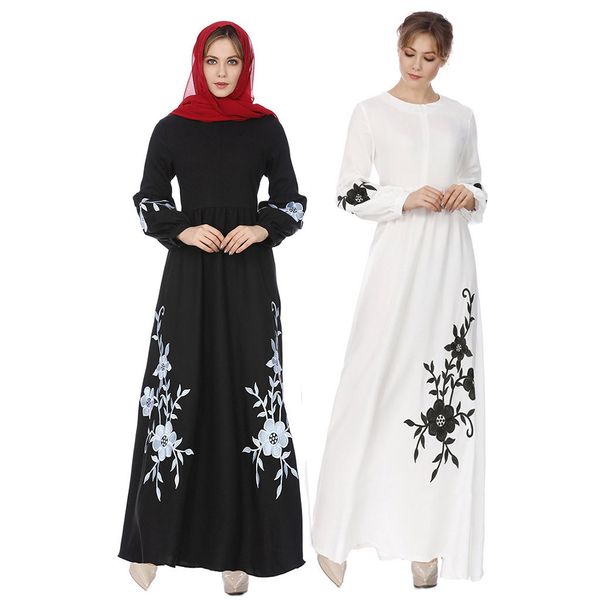 womens muslim chiffon long sleeve long maxi dress vintage dresses paragraph large size embroidered dress_3.29, Red
womens muslim chiffon long sleeve long maxi dress vintage dresses paragraph large size embroidered dress_3.29, Red