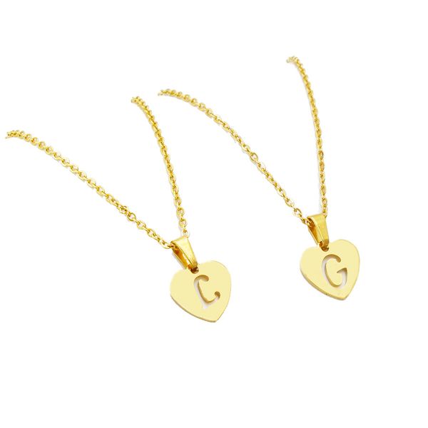 fnixtar mirror polished stainless steel love heart 26 letter alphabet pendant necklace initial charm women jewelry 26piece/lot, Silver
fnixtar mirror polished stainless steel love heart 26 letter alphabet pendant necklace initial charm women jewelry 26piece/lot, Silver