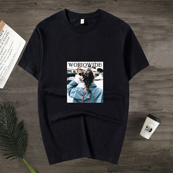 pure cotton short-sleeved women's loose t-shirt 2020 round collar ins printed t-shirt, White
pure cotton short-sleeved women's loose t-shirt 2020 round collar ins printed t-shirt, White