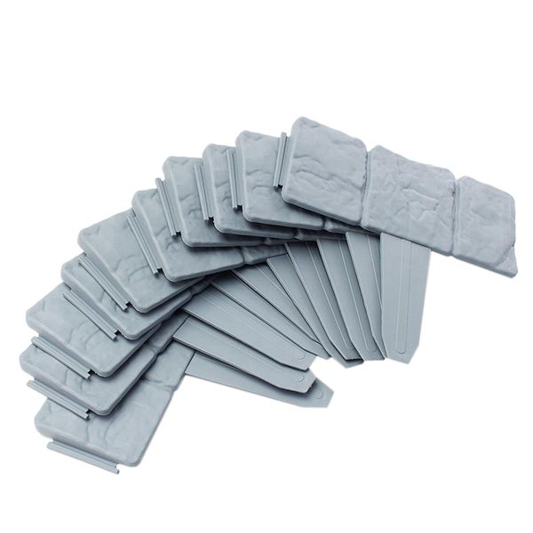 new-grey garden fence edging cobbled stone effect plastic lawn edging plant border decorations flower bed border
new-grey garden fence edging cobbled stone effect plastic lawn edging plant border decorations flower bed border