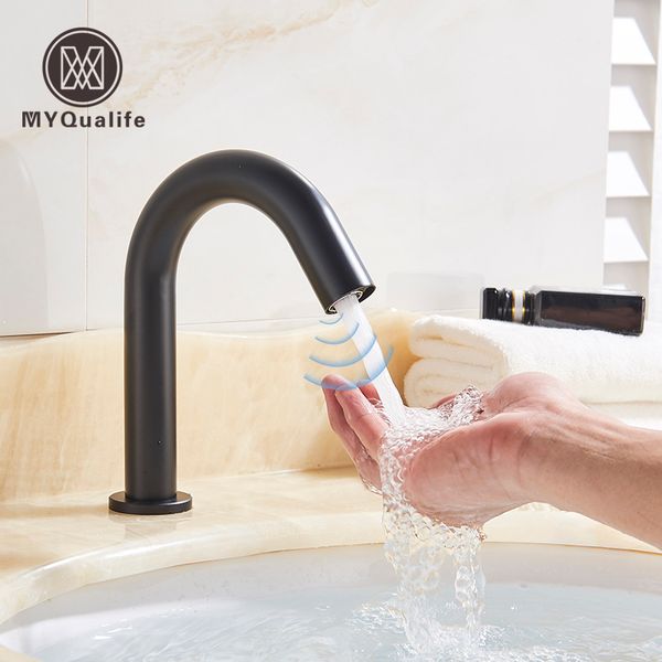 black sensor faucet bathroom sink deck mount and cold automatic basin faucet battery powered water saving tap
black sensor faucet bathroom sink deck mount and cold automatic basin faucet battery powered water saving tap