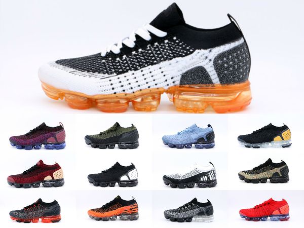 2018 vapors fk 2.0 women mens running shoes knit multi-color zebra team red orbit volt racer blue pink airs tn plus trainers sneaker, Black
2018 vapors fk 2.0 women mens running shoes knit multi-color zebra team red orbit volt racer blue pink airs tn plus trainers sneaker, Black