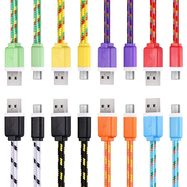 2m type c colorful nylon braided transfer data sync line charging cable 
2m type c colorful nylon braided transfer data sync line charging cable