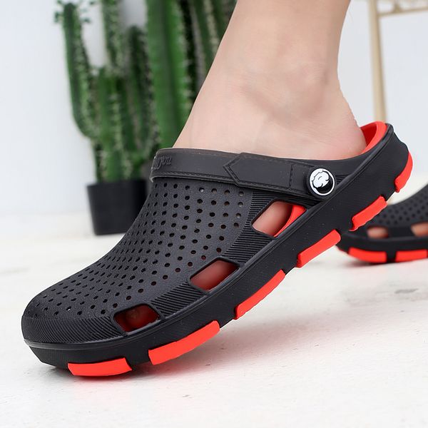 2019 new mens sandals summer jelly eva hollow man slippers garden shoes fashion breathable beach lighted flip flops flats water, Blue;gray
2019 new mens sandals summer jelly eva hollow man slippers garden shoes fashion breathable beach lighted flip flops flats water, Blue;gray