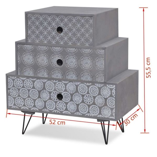 nightstand with 3 drawers grey living room furniture
nightstand with 3 drawers grey living room furniture