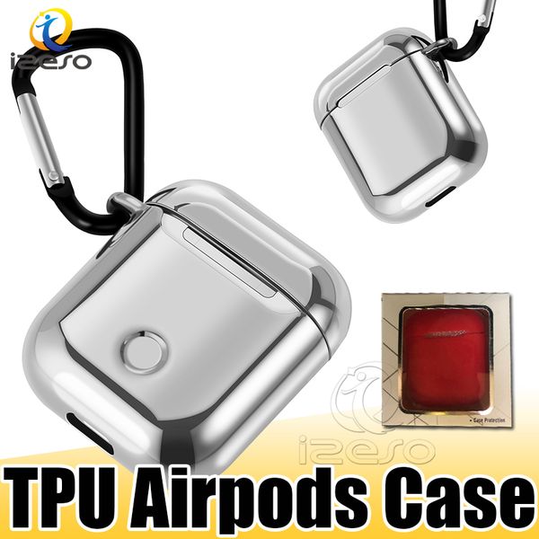 for airpods case with hook clasp keychain anti lost headphones apple airpod earphone electroplated tpu cover protector with retail box izeso
for airpods case with hook clasp keychain anti lost headphones apple airpod earphone electroplated tpu cover protector with retail box izeso